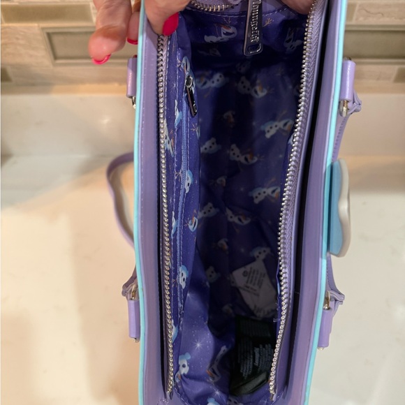 Loungefly Disney Frozen Princess Castle Crossbody Bag Purse - Picture 11 of 16